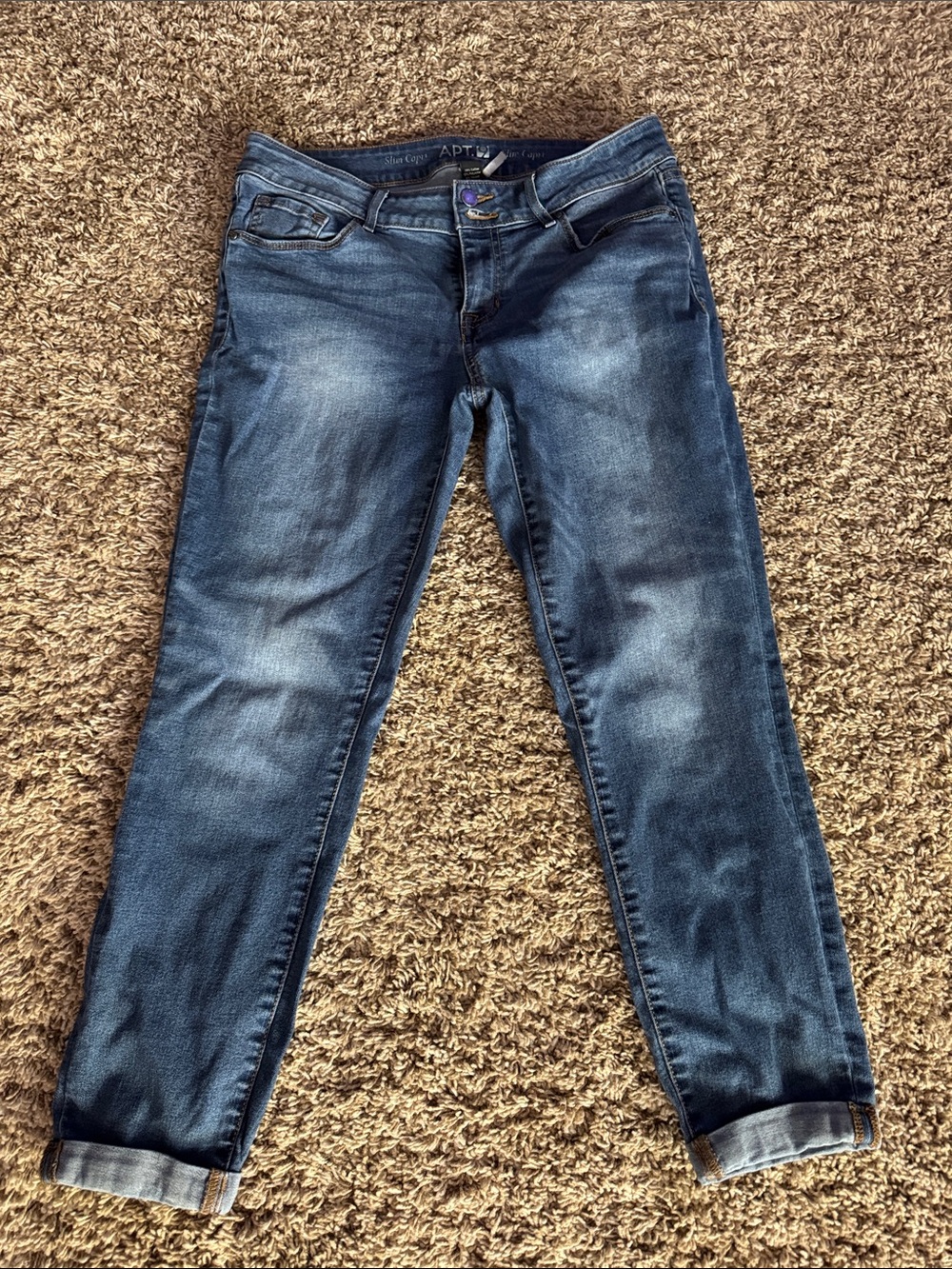 Apt. 9 Women's Medium Skim Capri Jeans